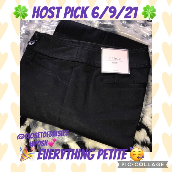 Ann Taylor Petites Black Margo stretch 00P - Picture 6 of 6